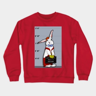 This Bunny was framed! Crewneck Sweatshirt